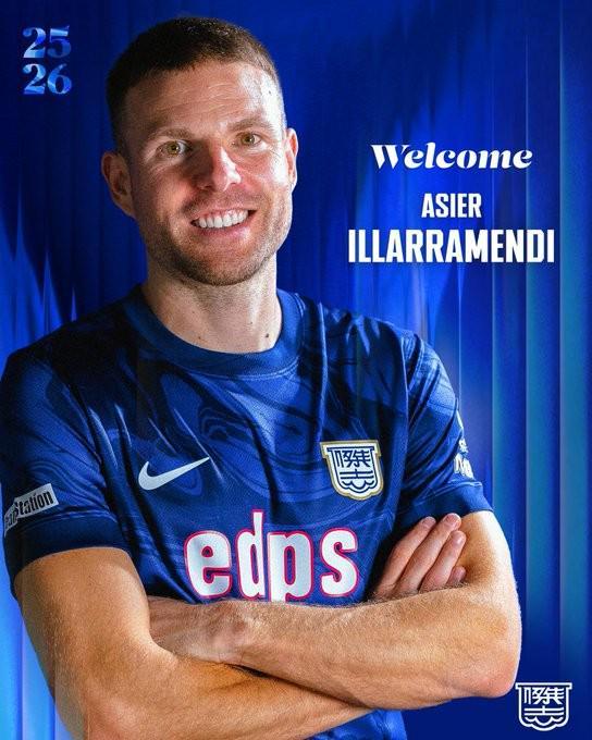 官方：35岁前皇马、皇家社会中场伊利亚拉门迪加盟港超杰志